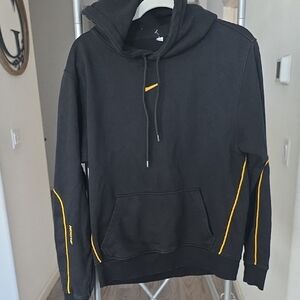 NiKE x DRAKE NOCTA Black Hoodie with Yellow Accents
